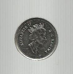 Канада 10 центов 1999 г 1