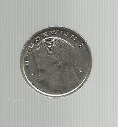 Бельгия 1 франк 1991 г 1