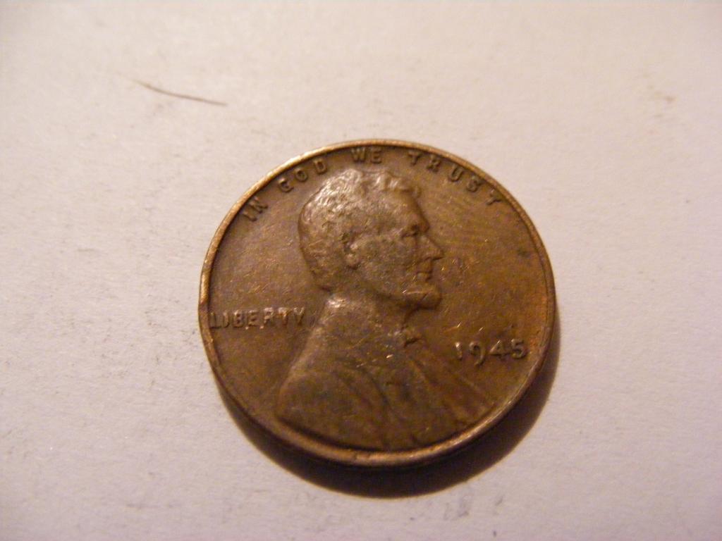 США 1 цент 1945 г. 1