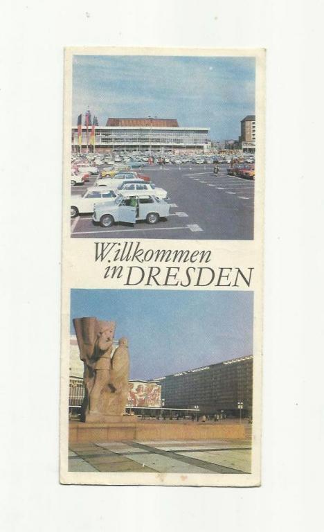 Туристический буклет - Дрезден. ГДР.