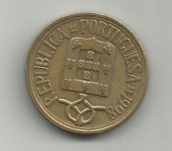 Португалия 5 эскудо 1998 1