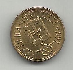 Португалия 1 эскудо 1999 1