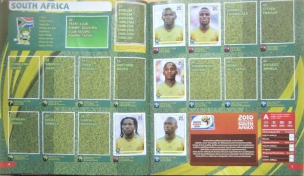 SOUTH AFRICA 2010: FIFA WORLD CUP. Official licensed sticker album. 2