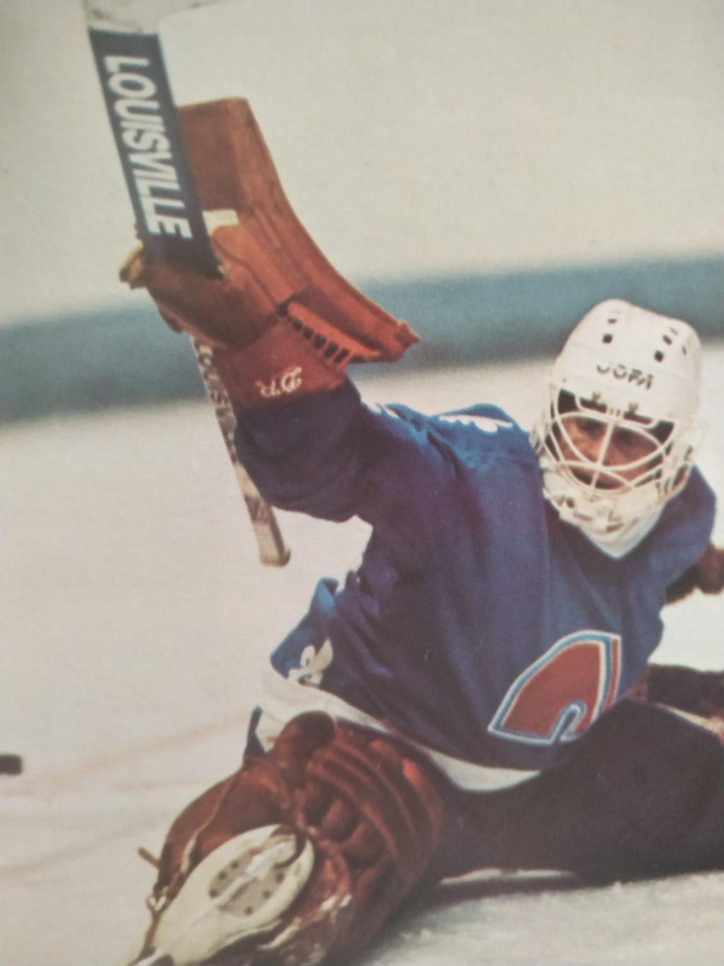 ХОККЕЙ КНИГА НХЛ НОРДИКС 10 ЛЕТ КОМАНДЕ 1982 LES NORDIQUES by CLAUDE LAROCHELLE 6