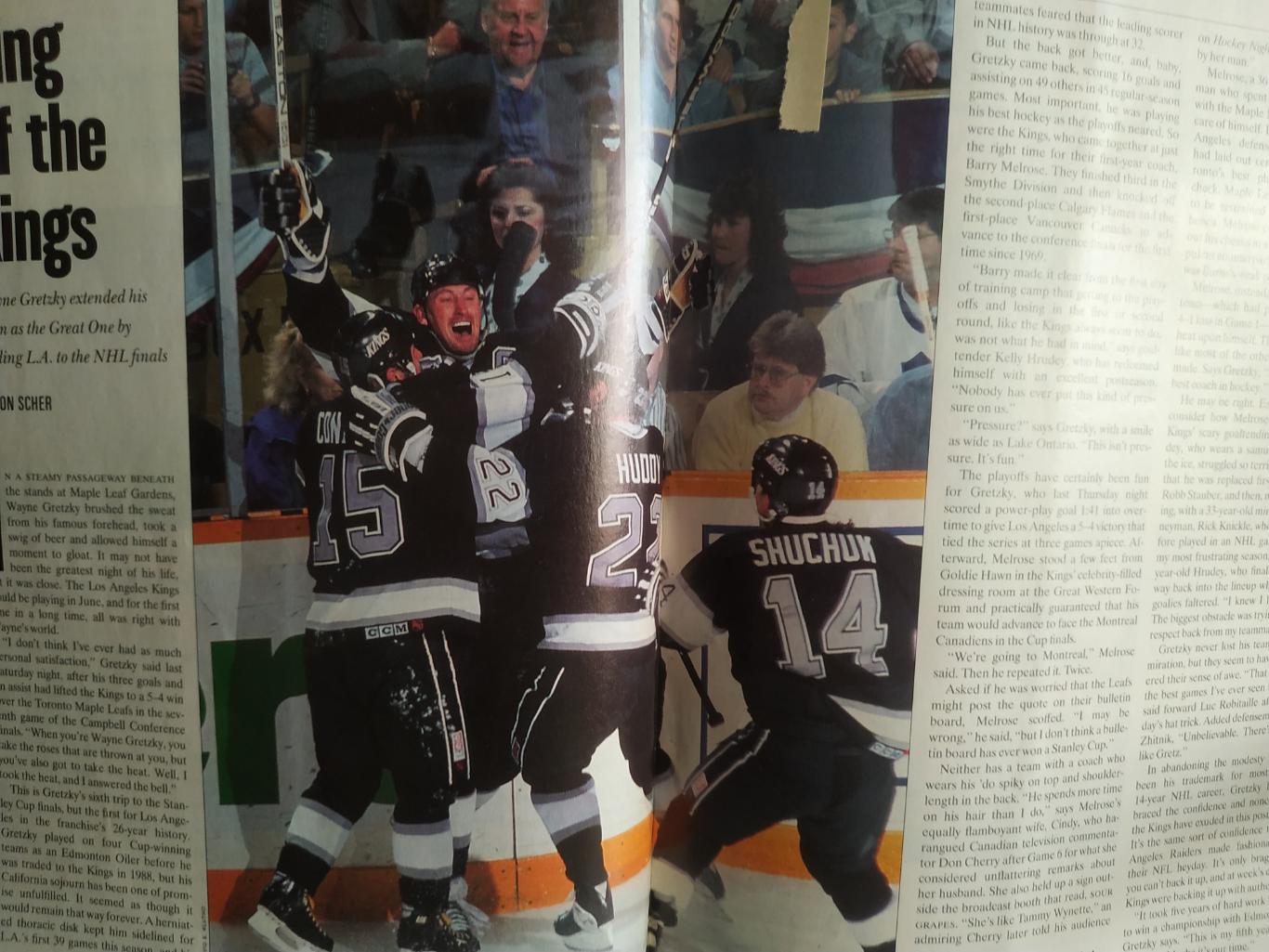 ХОККЕЙ ЕЖЕНЕДЕЛЬНИК СПОРТ ИЛЛЮСТРЕЙТЕД НХЛ 7 JUN 1993 NHL SPORTS ILLUSTRATED 2