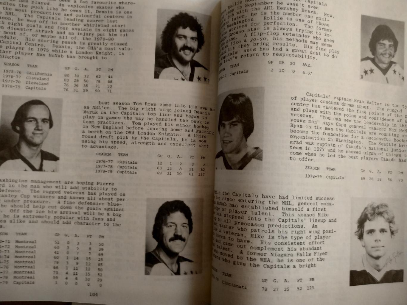 ХОККЕЙ СПРАВОЧНИК ЕЖЕГОДНИК НХЛ КЛАССИК 1979-80 HOCKEY CLASSIC MIDSEASON REVIEW 6
