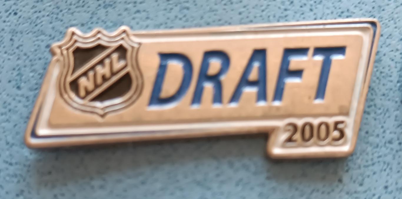 ЗНАК ХОККЕЙ НХЛ ДРАФТ 2005 NHL DRAFT PIN