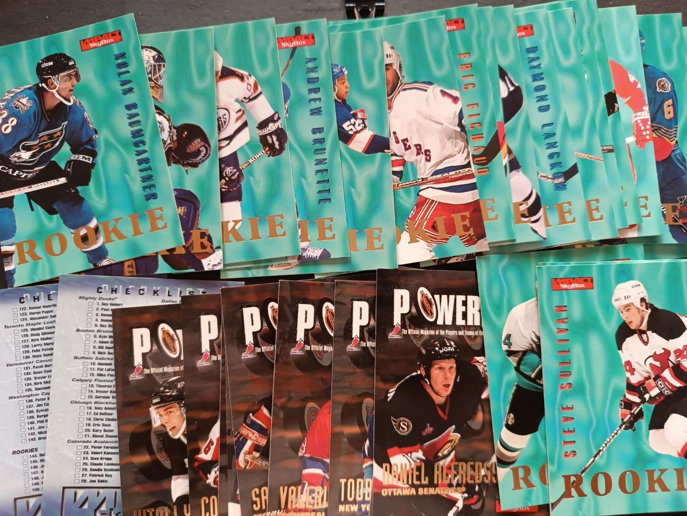 ХОККЕЙ НАБОР КАРТОЧЕК НХЛ IMPACT SKYBOX 1996-97 NHL HOCKEY CARD FULL SET #1-200 2