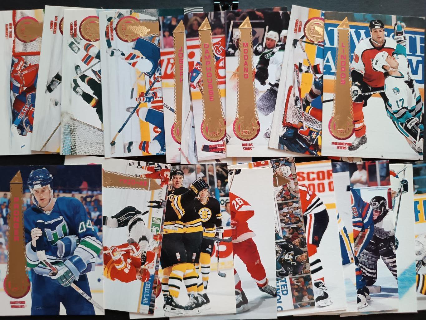 ХОККЕЙ НАБОР КАРТОЧЕК НХЛ ПИННЕКЛ 1994-95 NHL PINNACLE CARD FULL SET #1-270