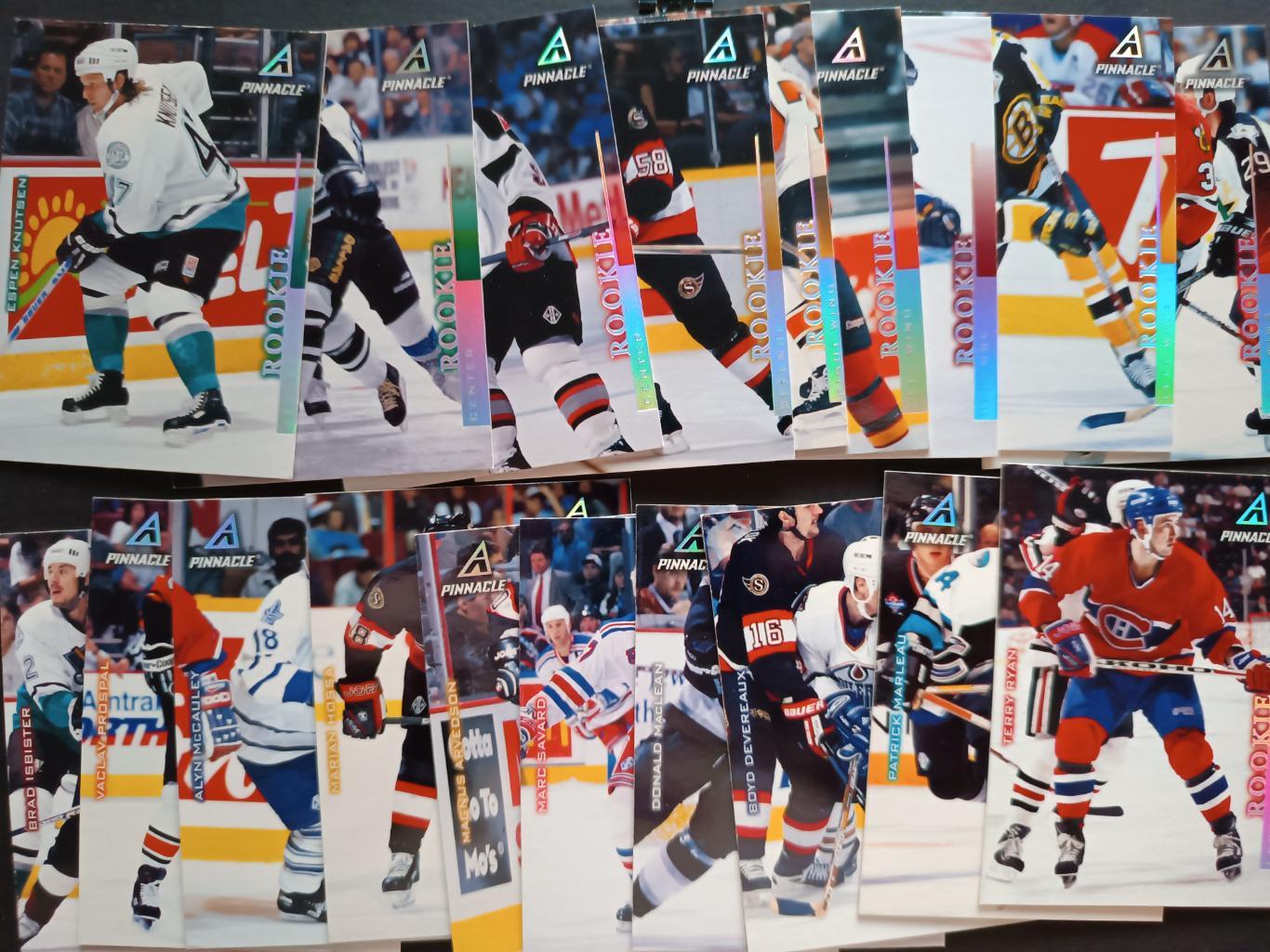 ХОККЕЙ НАБОР КАРТОЧЕК НХЛ ПИННЕКЛ 1997-98 NHL PINNACLE CARD FULL SET #1-200