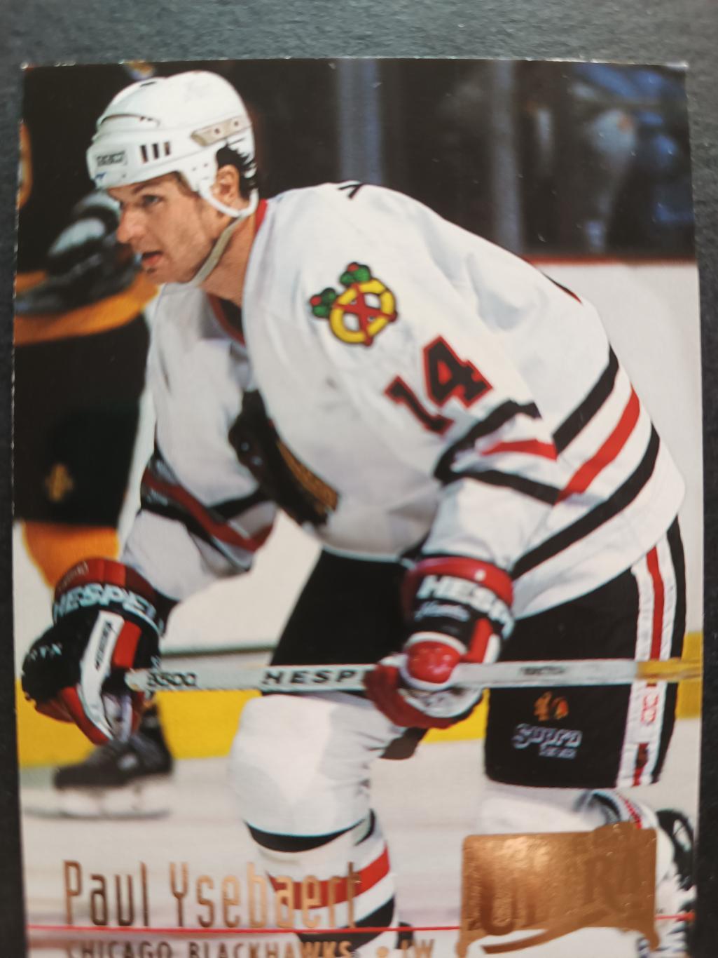 ХОККЕЙ КАРТОЧКА НХЛ FLEER ULTRA 1994-95 NHL PAUL YASEBAERT BLACK HAWKS #277 2