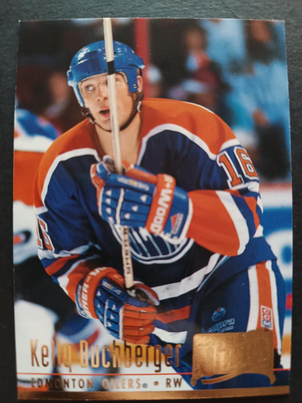 ХОККЕЙ КАРТОЧКА НХЛ FLEER ULTRA 1994-95 NHL KELLY BUCHBERGER EDMONTON #290 2