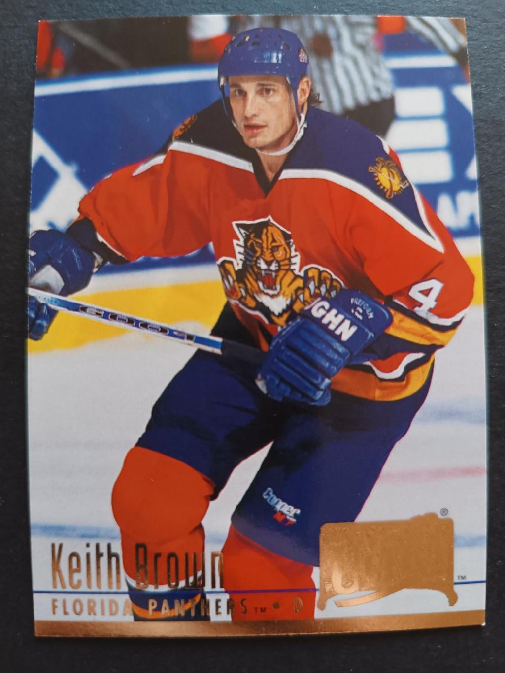 ХОККЕЙ КАРТОЧКА НХЛ FLEER ULTRA 1994-95 NHL KEITH BROWNFLORIDA PANTHERS #295
