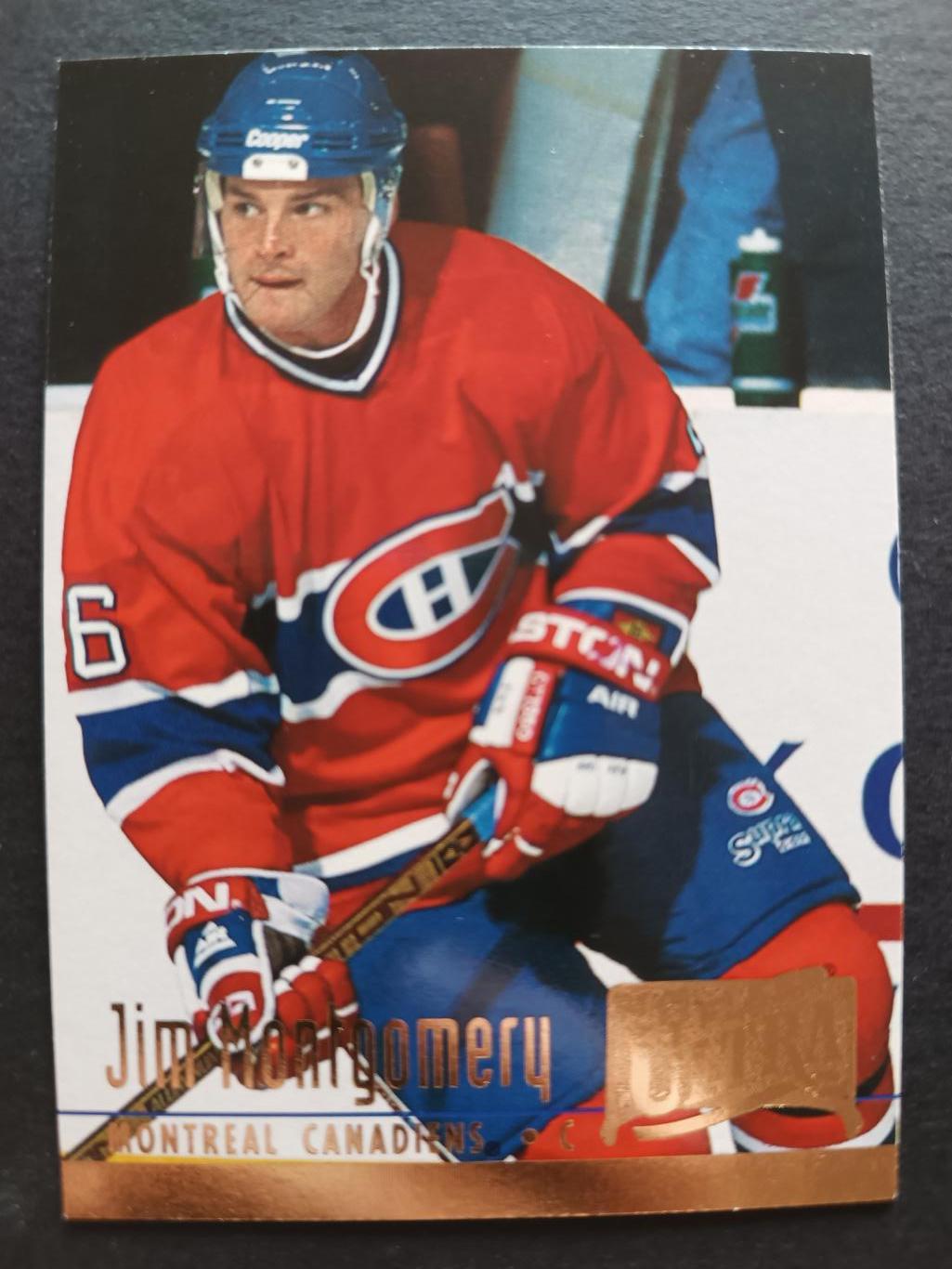 ХОККЕЙ КАРТОЧКА НХЛ FLEER ULTRA 1994-95 NHL JIM MONTGOMERY MONTREAL #312 2