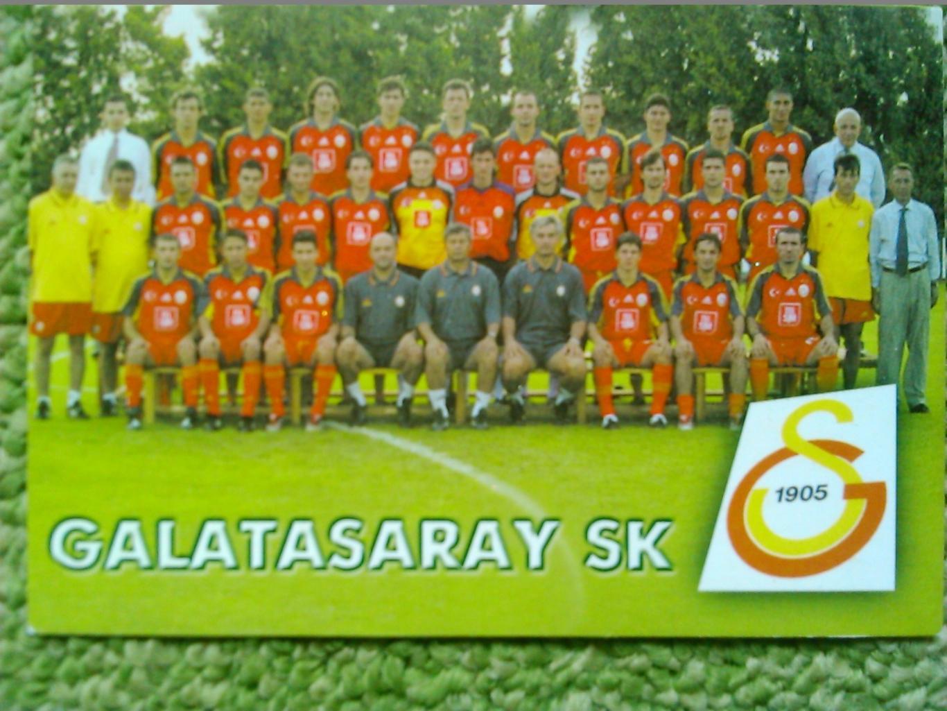 GALATASARAY SK/ ГАЛАТАСАРАЙ, Турция ( календарик 2002). ОПТОМ СКИДКИ до 45%!