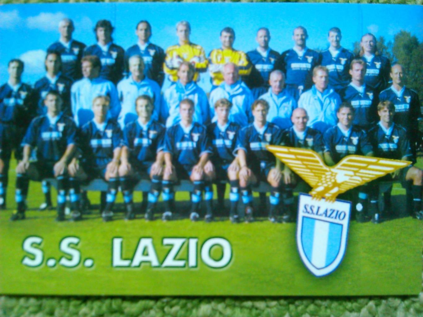 S.S.LAZIO./ЛАЦИО Рим, Италия. календарик 2002. Оптом СКИДКИ до 45%!