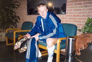 Футбол. Фото (оригинал). Андрей Гусин (Динамо Киев). 2000. Лига чемпионов