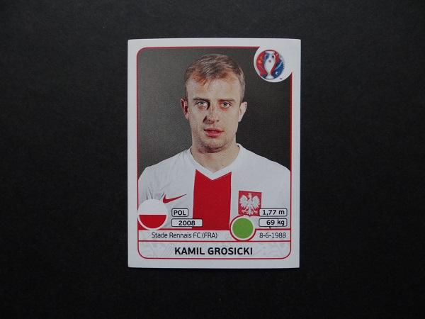 PANINI UEFA EURO 2016 №310 - Kamil Grosicki - Польша