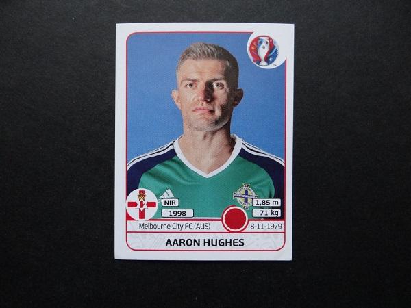 PANINI UEFA EURO 2016 №329 - Aaron Hughes - Северная Ирландия