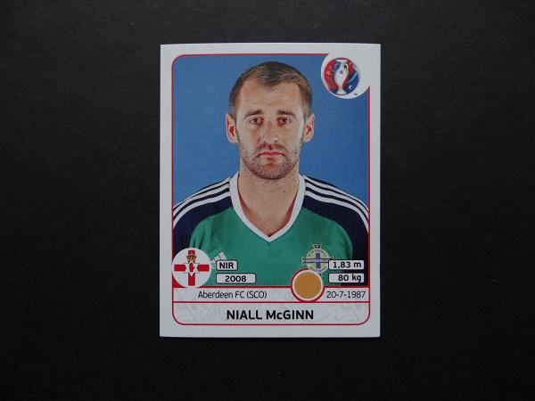 PANINI UEFA EURO 2016 №336 - Niall McGinn - Северная Ирландия