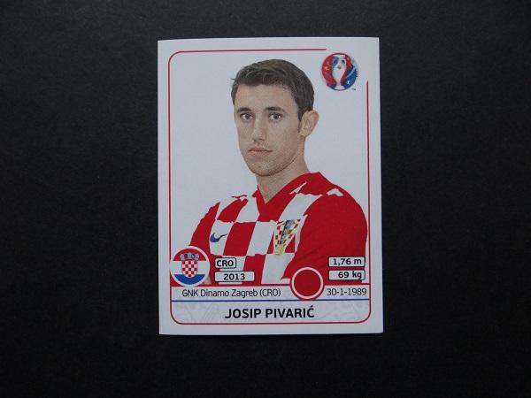 PANINI UEFA EURO 2016 №444 - Josip Pivaric - Хорватия
