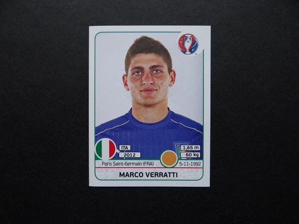 PANINI UEFA EURO 2016 №507 - Marco Verratti - Италия