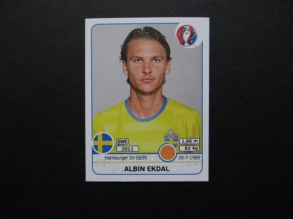 PANINI UEFA EURO 2016 №558 - Albin Ekdal - Швеция