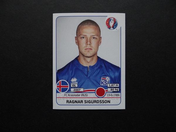 PANINI UEFA EURO 2016 №612 - Ragnar Sigurdsson - Исландия