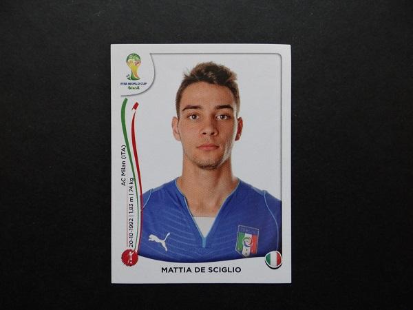 PANINI WORLD CUP 2014 №324 - Mattia De Sciglio - Италия (4)
