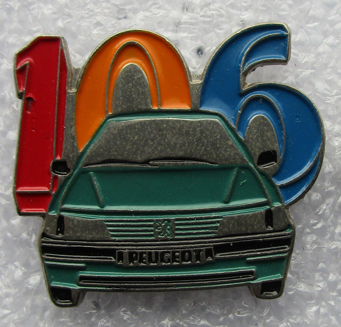 Значки Франция. Автомобили - Пежо 106 ( Peugeot 106 ) 1