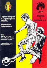 Кубок Кубков финал Арсенал - Валенсия 1980 Valencia v Arsenal