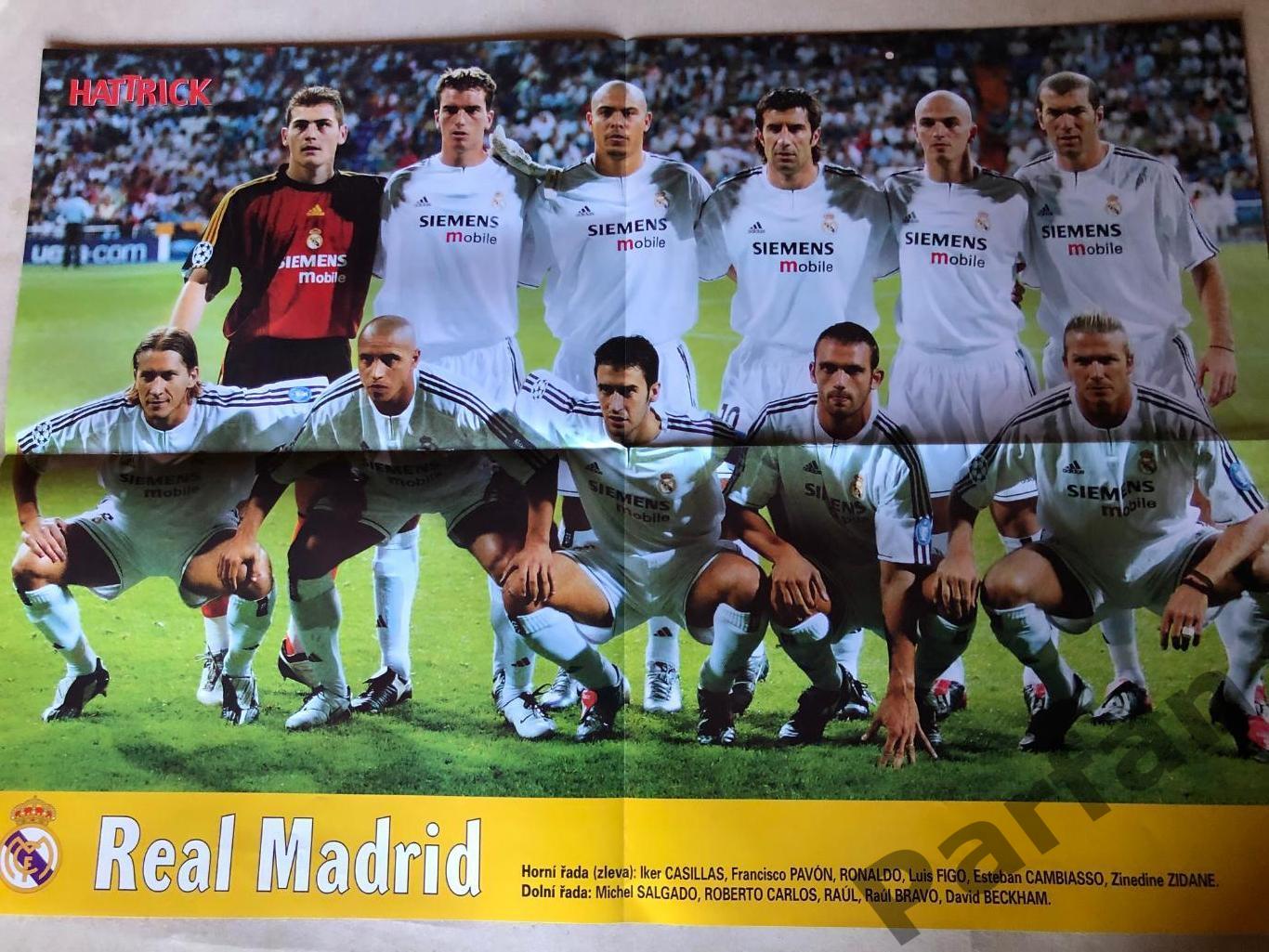 Футбол, Hattrick Постер Реал 2004