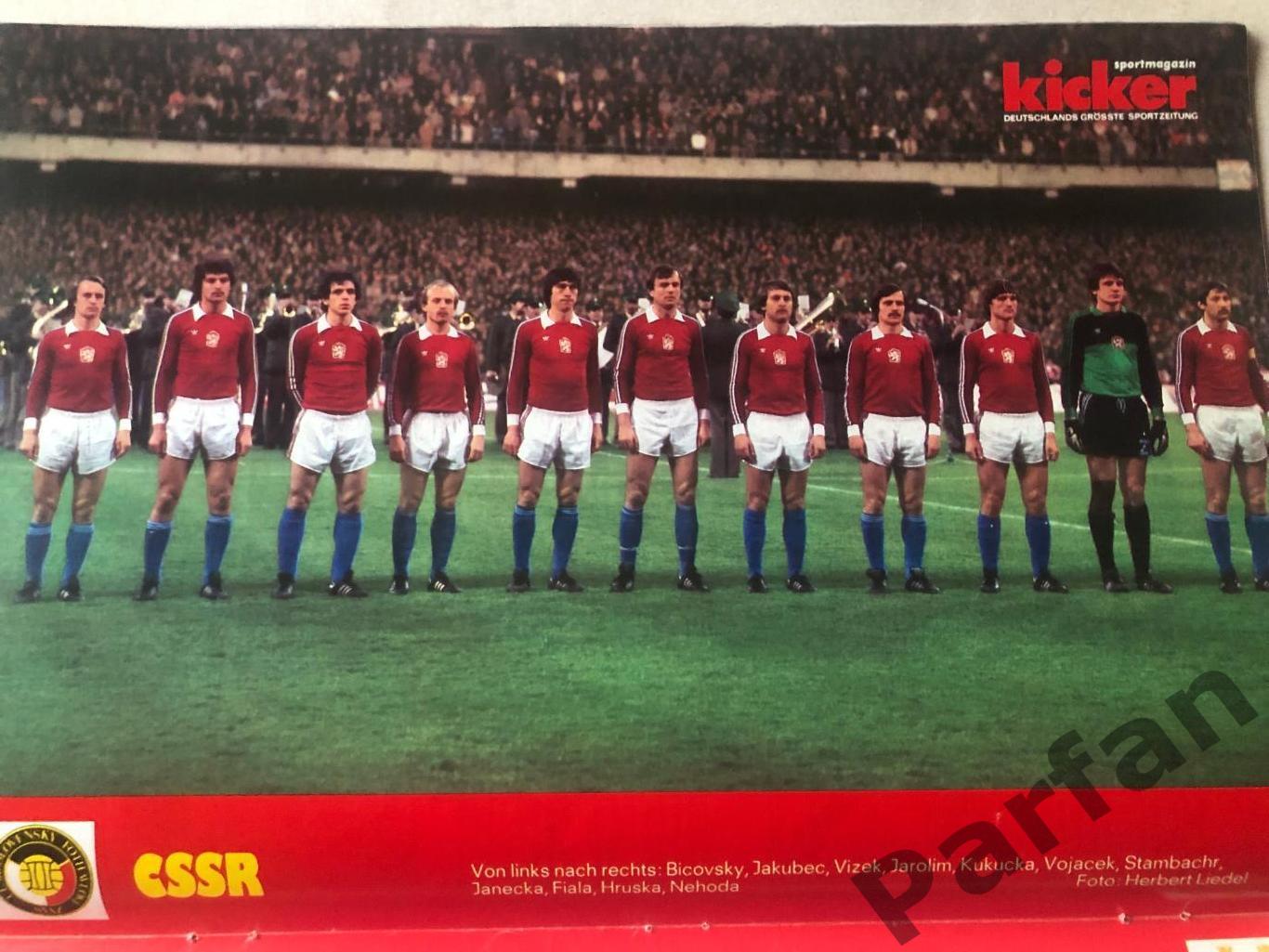 Kicker Постер ЧССР/Чехословакія 1982