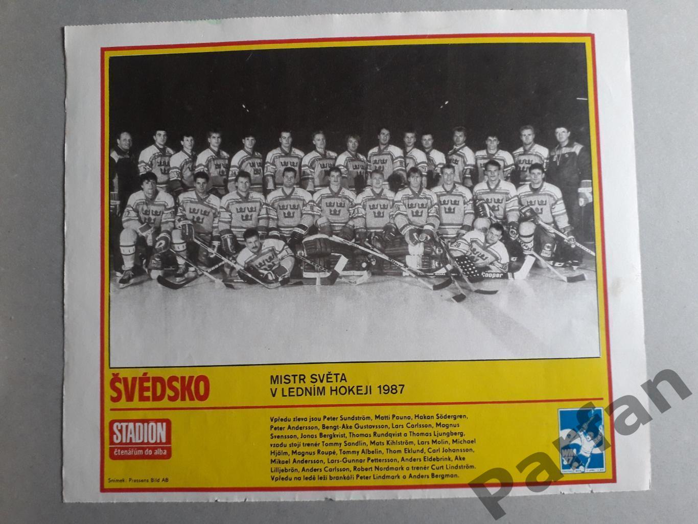 Stadion постер Швеція Хокей