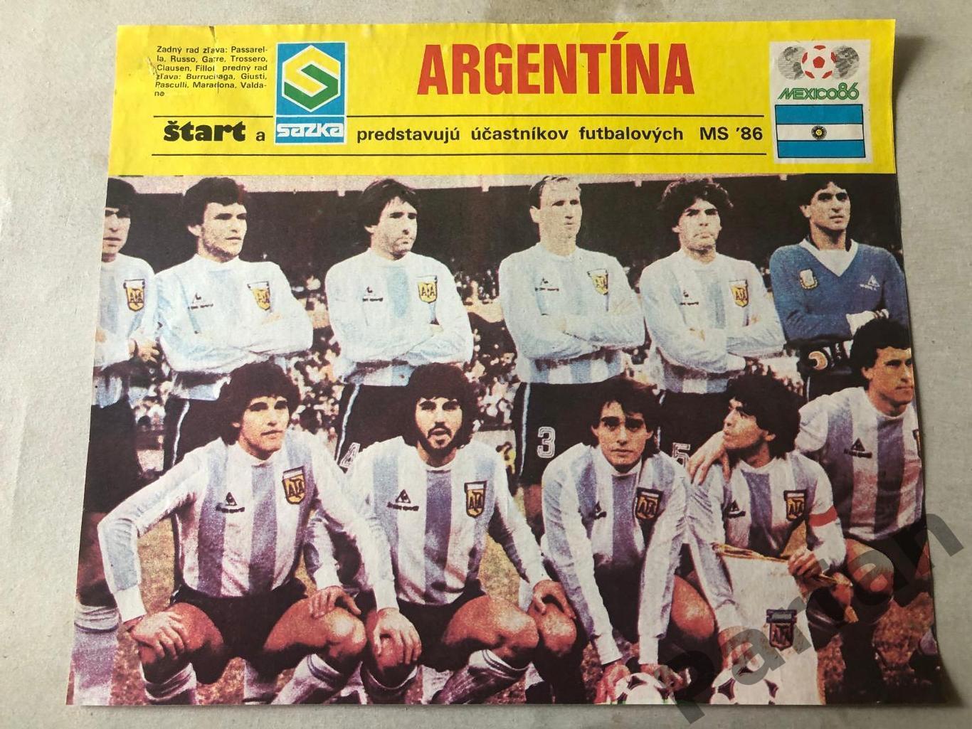 Старт/Start Постер Аргентина