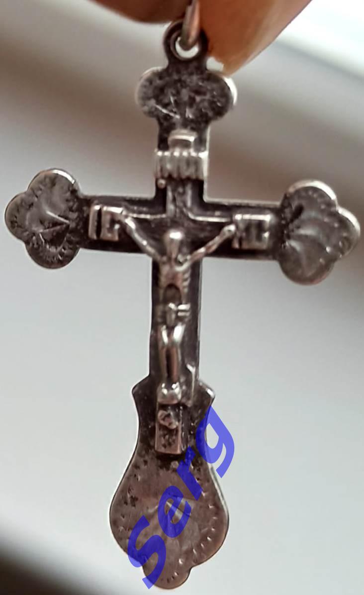 Крестик серебряный (925 проба)
