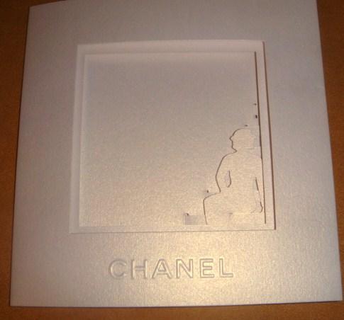 Открытка Chanel Шанель Новогодняя.