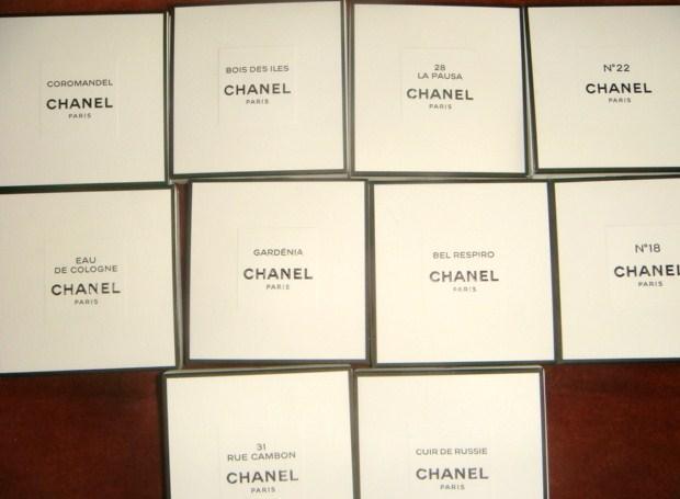 Chanel 10 мини флаконов винтаж в коробках