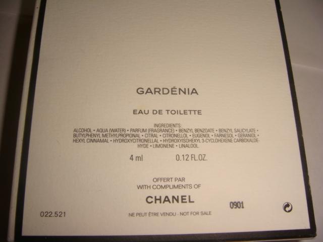 Туалетная вода Chanel Gardenia 4 мл винтаж 1