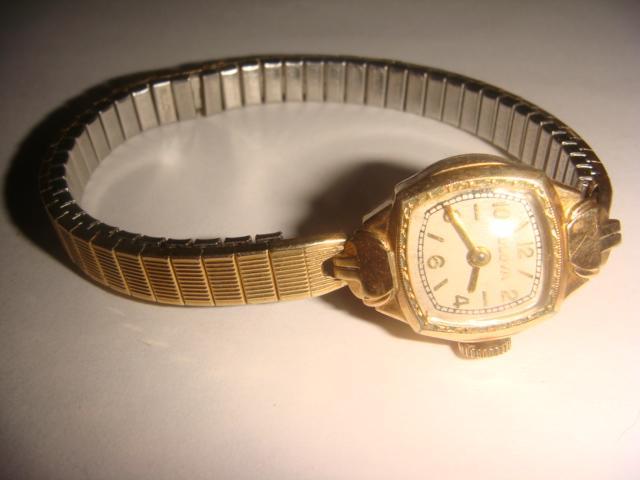 Часы серебро позолота механика Швейцария Bulova винтаж 50 х годов