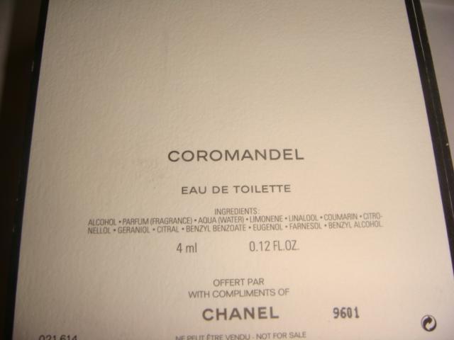 Туалетная вода Chanel Coromondel 4 мл винтаж 1