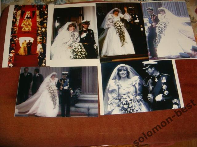 Фотографии свадьбы Принцессы Дианы 45 шт.1981 год 3