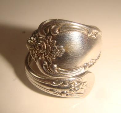 Кольцо для салфеток серебро Хильдесхаймская Роза винтаж