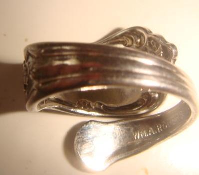 Кольцо для салфеток серебро Хильдесхаймская Роза винтаж 2