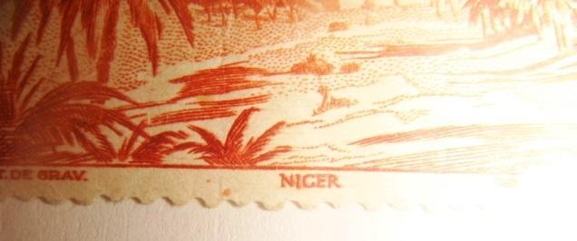 Марка Французская колония Африка Нигер 1950 1