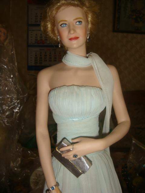 Кукла фарфор Принцесса Диана в вечернем платье винтаж 1998 год 3