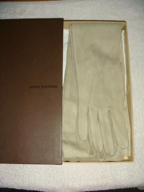Перчатки женские Louis Vuitton р.8 из кожи теленка 2007 год