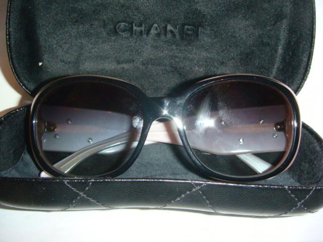 Солнцезащитные очки Шанель Chanel с камелиями винтаж 90 х годов