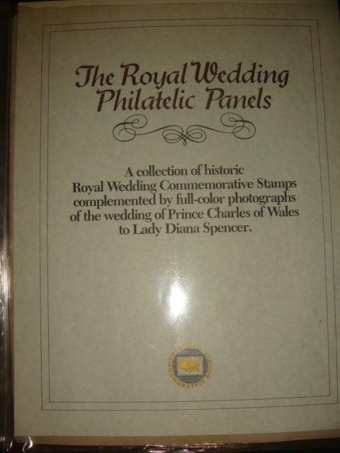 Альбом с марками свадьба принцессы Дианы 1981 год 2
