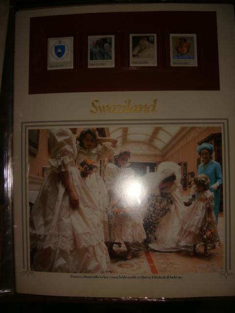 Альбом с марками свадьба принцессы Дианы 1981 год 3